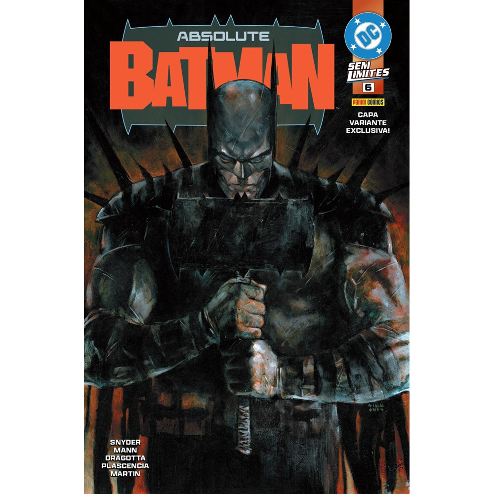 Capa do livro DC - Absolute Batman 06 - Capa Variante - Novo/Lacrado - Editora Panini -
