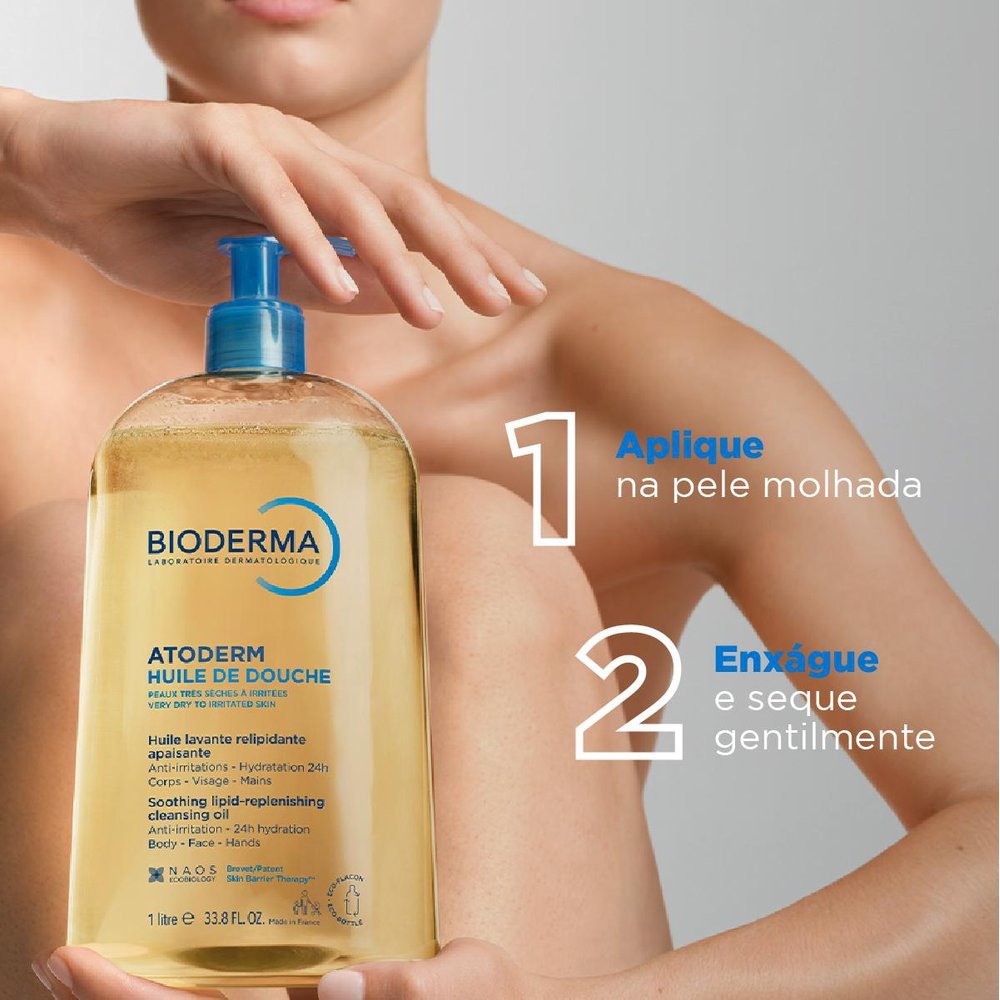 Óleo de Banho Bioderma Atoderm Higiene Hidratante Diária 1L · foto 2