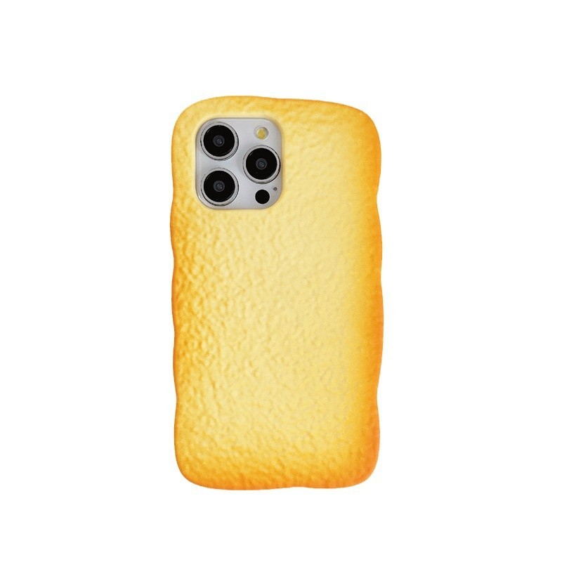 Silicone 15promaxxr13 Capa de chassi adequada Apple 1211 Pele de pão 16 mãos iphone14 estéreo