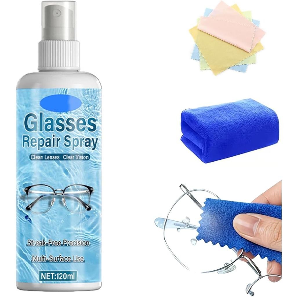 Spray Profissional para Reparação de Arranhões em Lentes, 120ml, Remoção de Arranhões em Lentes, Spray para Reparação de
