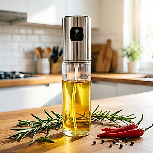 Porta Azeite Borrifador em Vidro 100ml Pulverizador Spray Culinário com Funil Para Cozinha Óleo