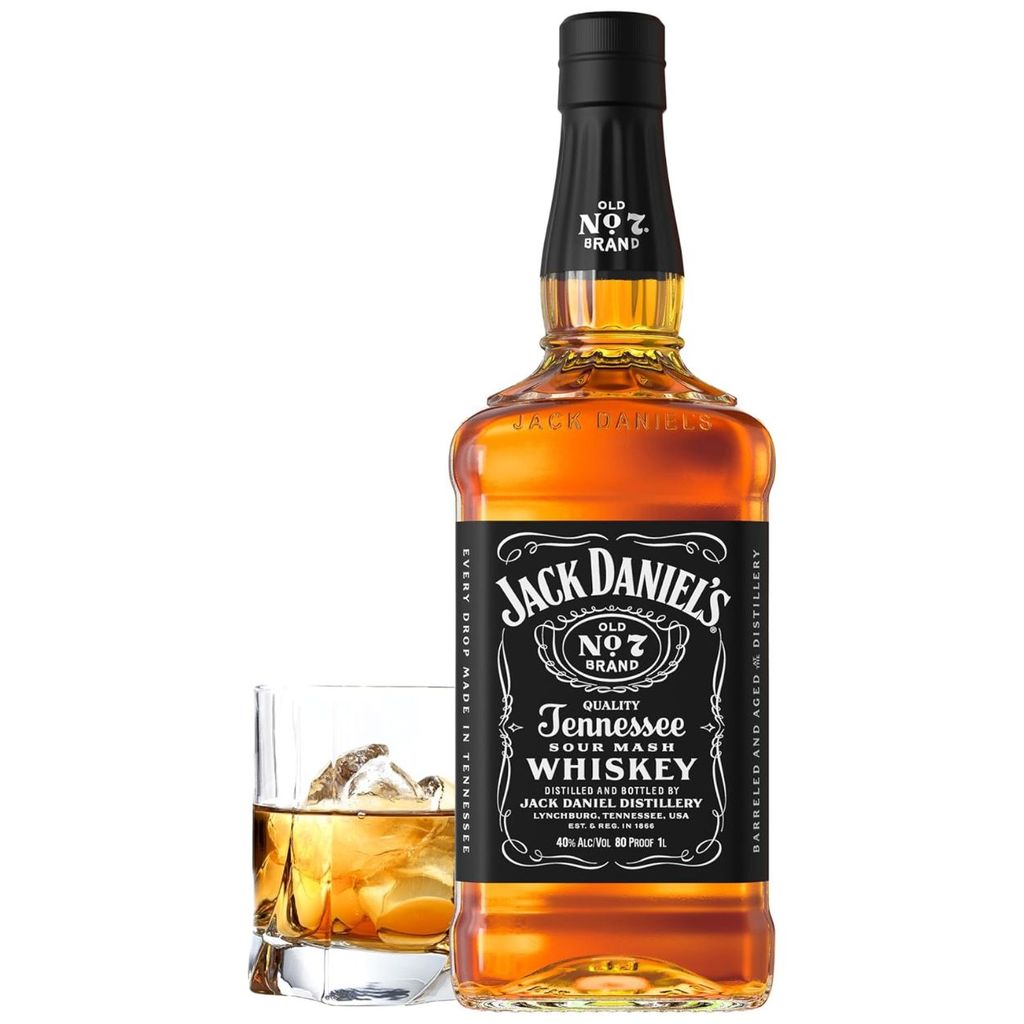 Whisky Americano Jack Daniels Nº7 1 Litro — imagem 2 de 2