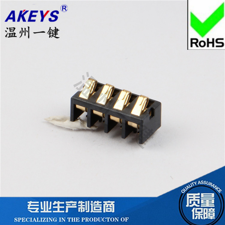 10 Peças Acessórios De Produto Digital Conector 4 Pinos Suporte De Bateria Terminal BC-11-4PD Cobre Resistência A Altas 