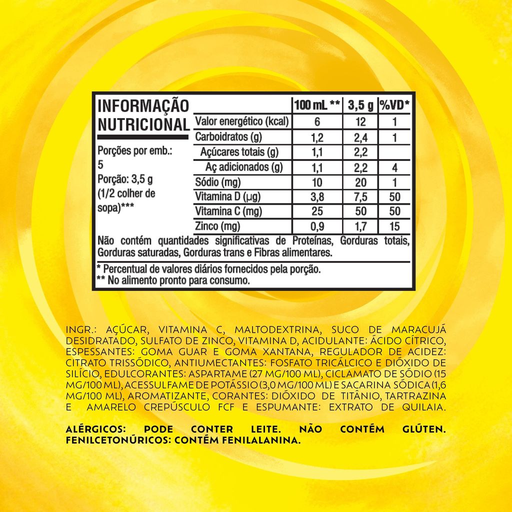 Tang Refresco em pó sabor maracujá 18g · foto 2