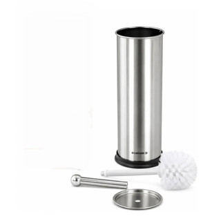 Escova Sanitaria Vaso Banheiro Aco Inox Suporte Higienico