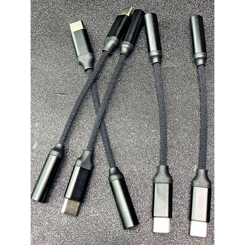 Cabo de conversão de áudio de decodificação DAC tipo c para 3.5 Adaptador de fone de ouvido USB-C Áudio Digital cx31993