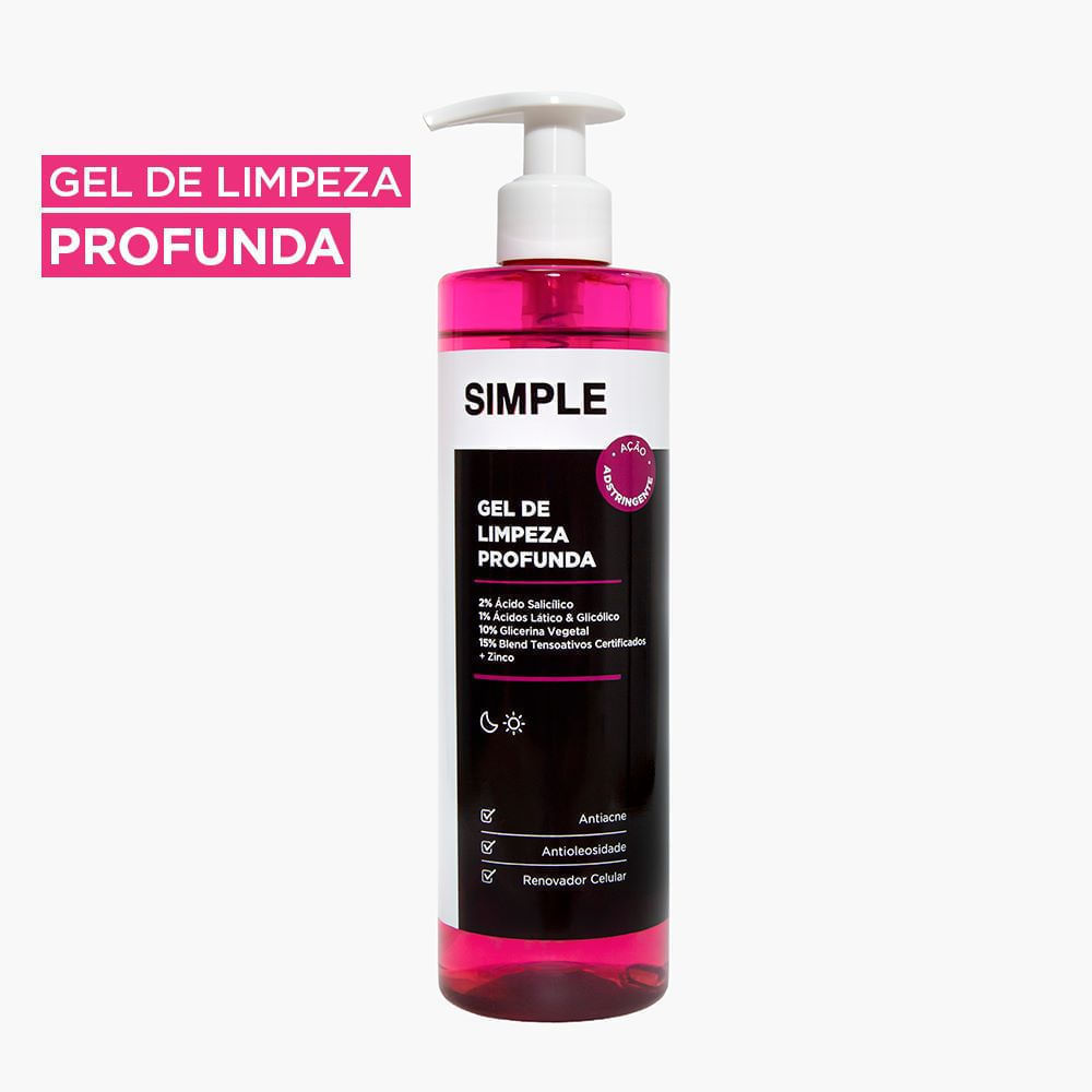 Gel de Limpeza Profunda Simple Organic 350g