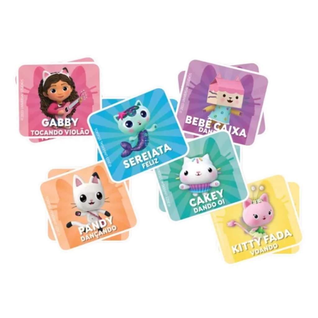 Jogo da Memória 24 Pares Casa Mágica da Gabby Mimo Toys - 2154 — imagem 2 de 2