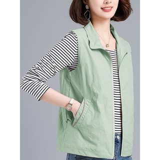 Colete feminino verão 2026 verão novo estilo colete feminino único colete estilo fino estilo fino colete exterior High-E