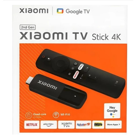 Xiaomi Mi Tv Stick Resolução 4K Android TV 8GB/ Quad -Core / Wifi 6 e Google ass