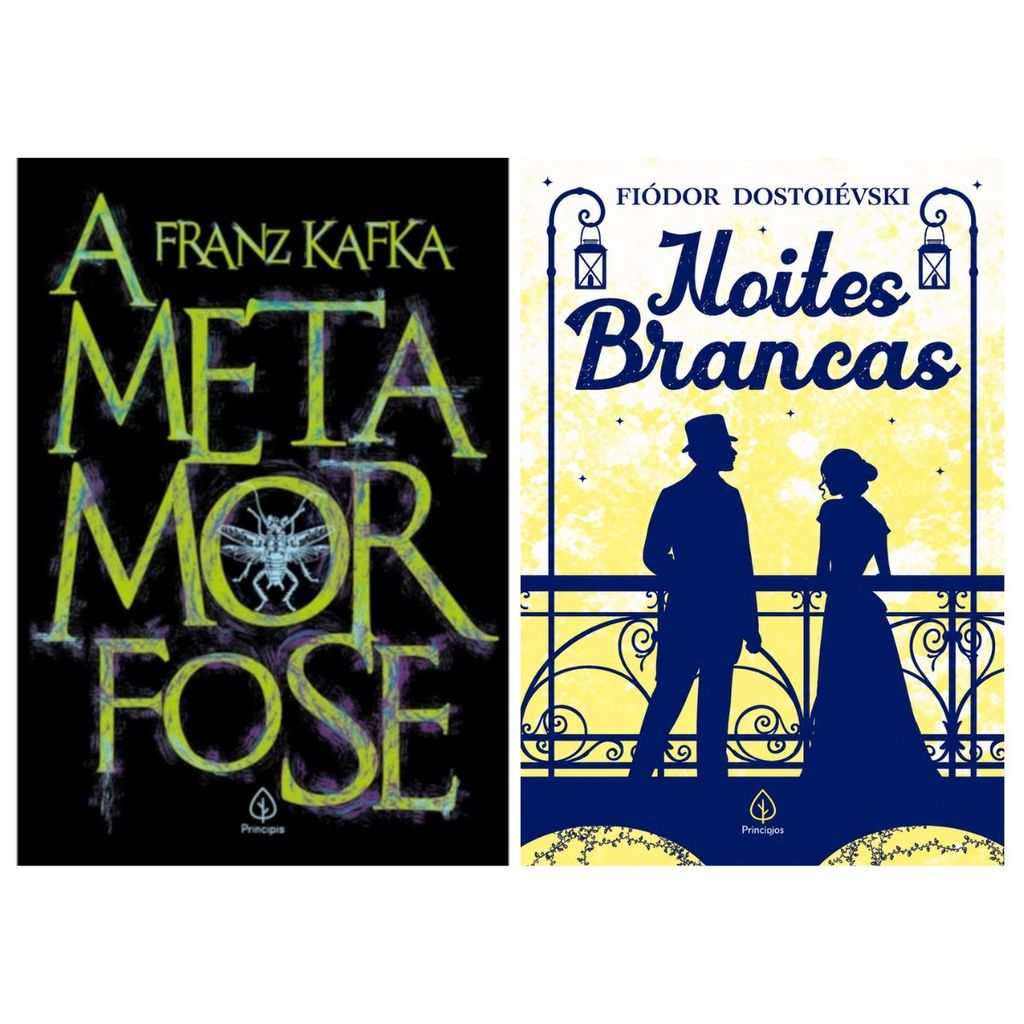 Kit 2 Livros | Noites Brancas Fiódor Dostoiévski + A Metamorfose Franz Kafka