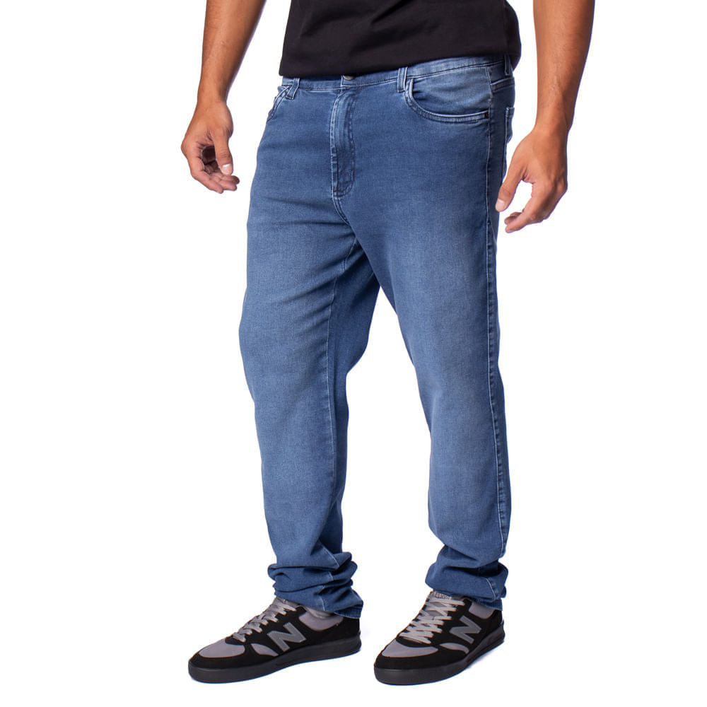 Calça Jeans Masculina Max Denim Slim Premium Azul