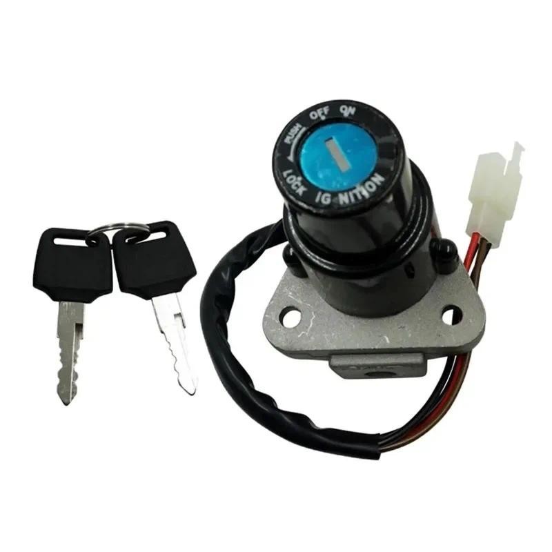 Substituição Da Chave Do Interruptor De Ignição Motocicleta Para Yamaha DT125 TW200 DT200 XT225 TZR250 Fechadura Porta E