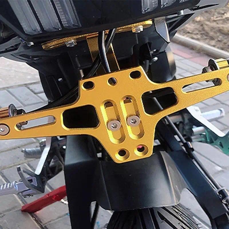 Suporte De Placa De Licença De Motocicleta , Liga De Alumínio , Rack De Montagem Identificação , Acessórios Peças Automo