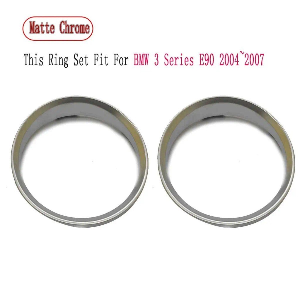 Avançado Fosco Cromo Velocímetro Medidor Dial Anéis Moldura Guarnição Para BMW E90 E91 E92 E93 M3