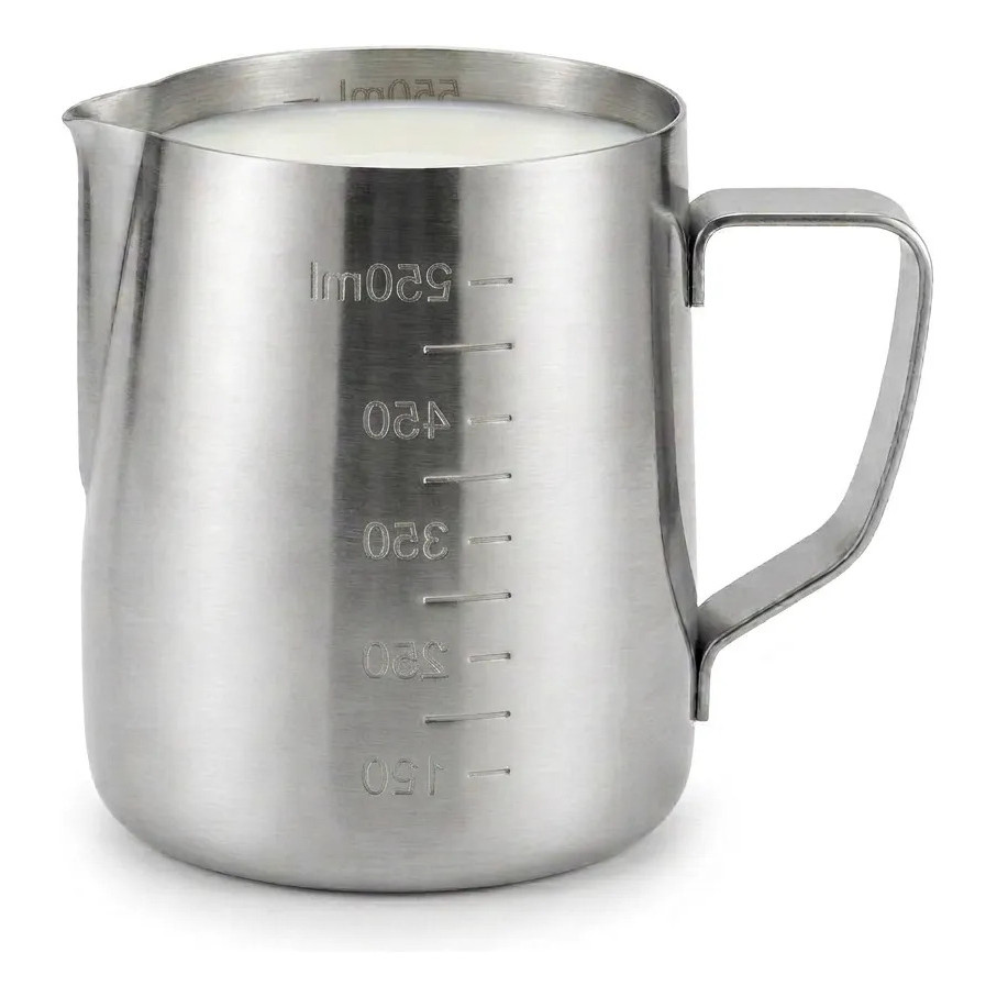 Leiteira Jarra Aço Inox 550ml Espumar Leite Barista Medidor - SMILE