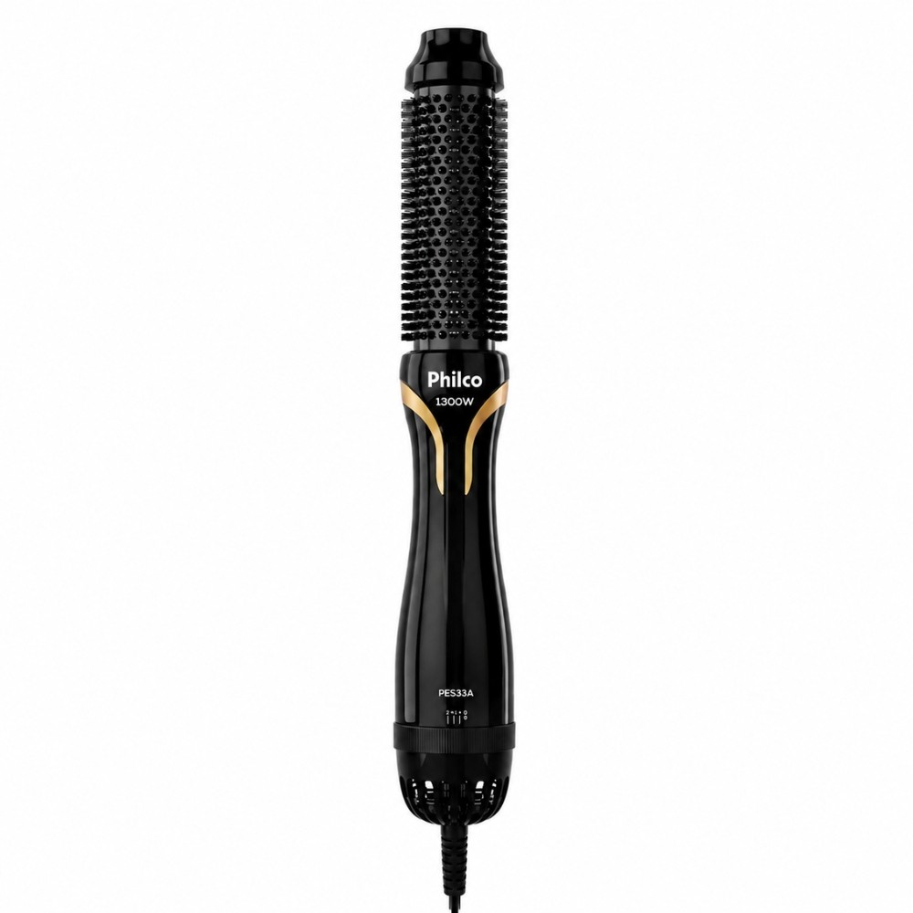 Escova Secadora Philco Íons Tourmaline Bivolt 1300W PES33A