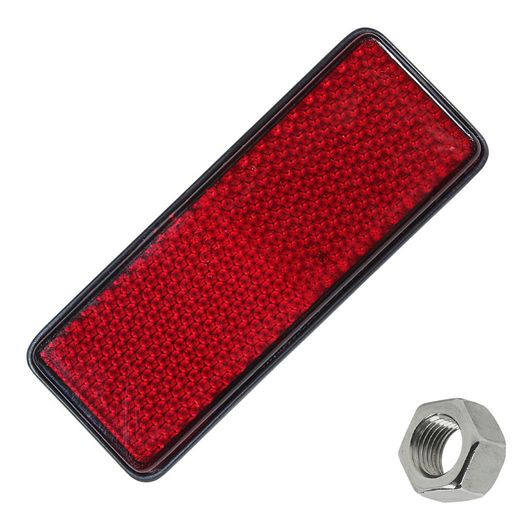 Refletor olho de gato paralama traseiro placa Biz100 Biz110 Biz125 11/17 NXR150 NXR160 Bros 13/ XRE190 16/ XRE300 19/