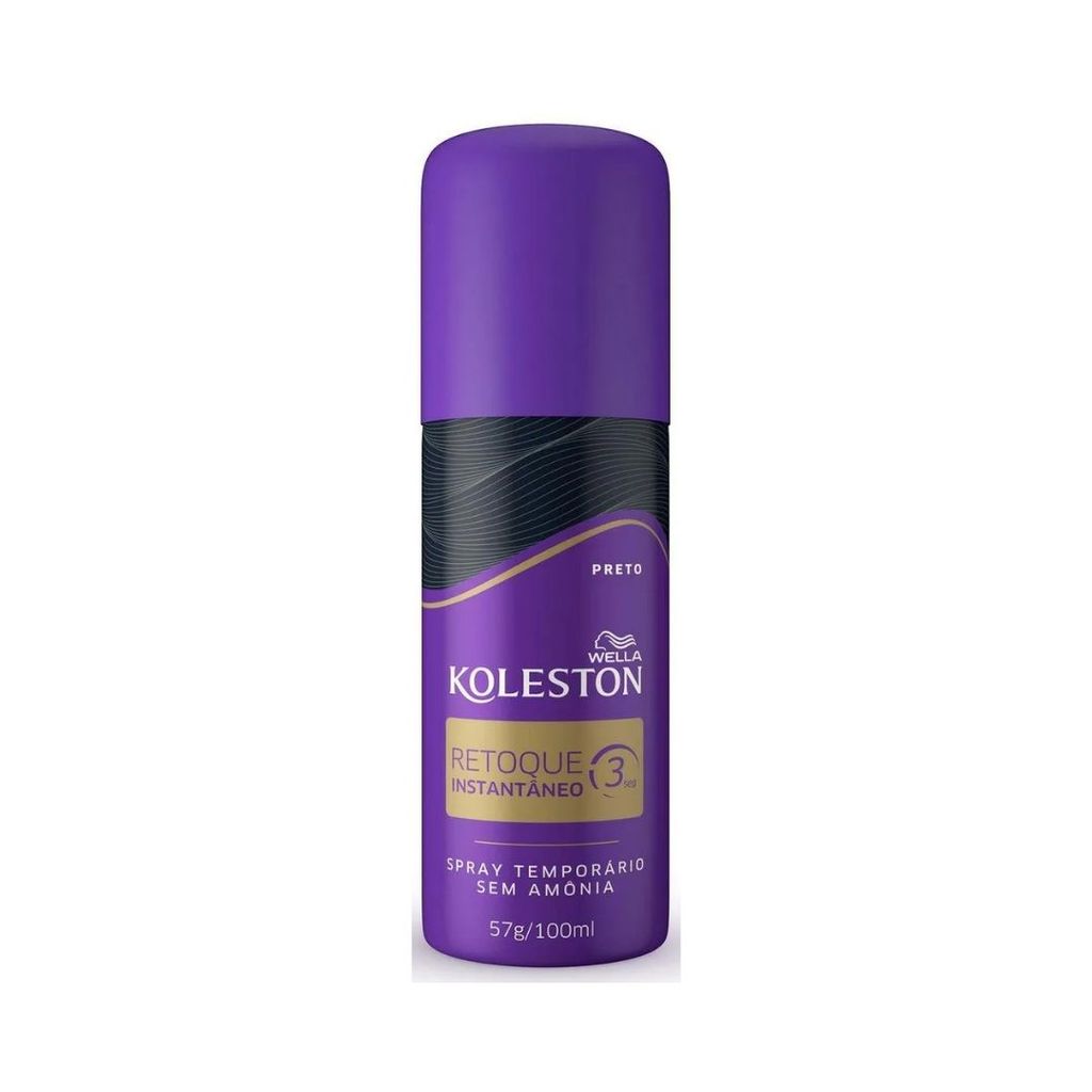 Wella Koleston Retoque Instantâneo - Preto 100ml