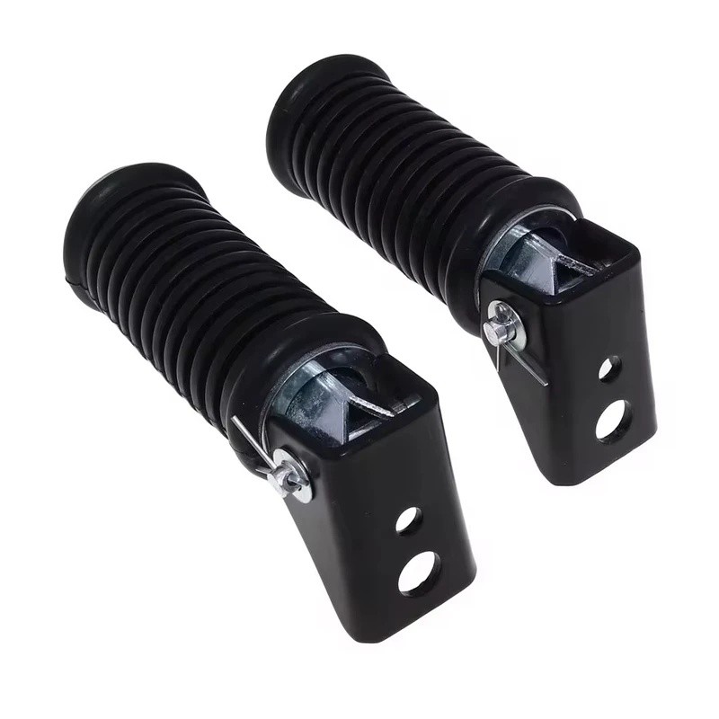 LJJ 1 Par De Apoios Para Os Pés Traseiros Da Motocicleta , Compatível Com Suzuki GS125 GN125 Motocross , Acessórios Moto