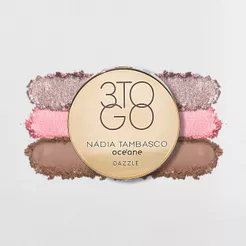 Trio de Sombras Nádia Tambasco By Océane - 3 To Go Palette Dazzle 7,8g