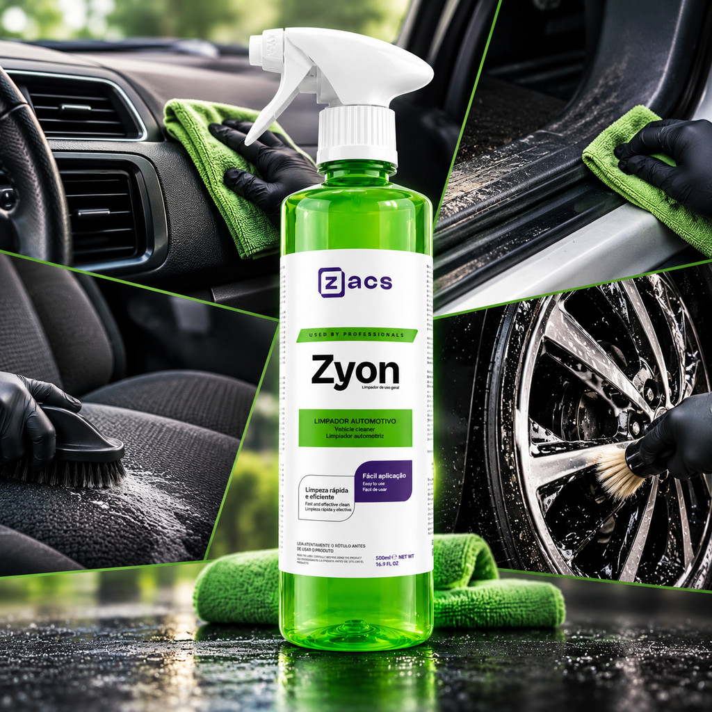 Zyon Multilimpador Apc Automotivo Interno Painel Plástico