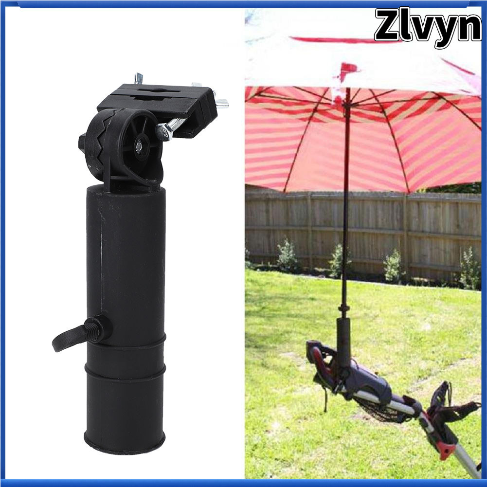 Zlvyn-br Suporte para guarda-chuva VBESTLIFE Suporte ajustável para carrinho com alça de plástico preto para veículos