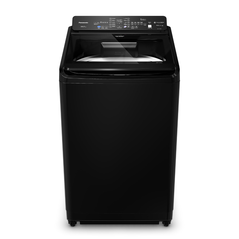 Máquina de lavar Intuitive+ Panasonic 19kg Lavagem Eficiente SmartSense Sistema Ciclone Ciclo Pet Preta - NA-F190G1B