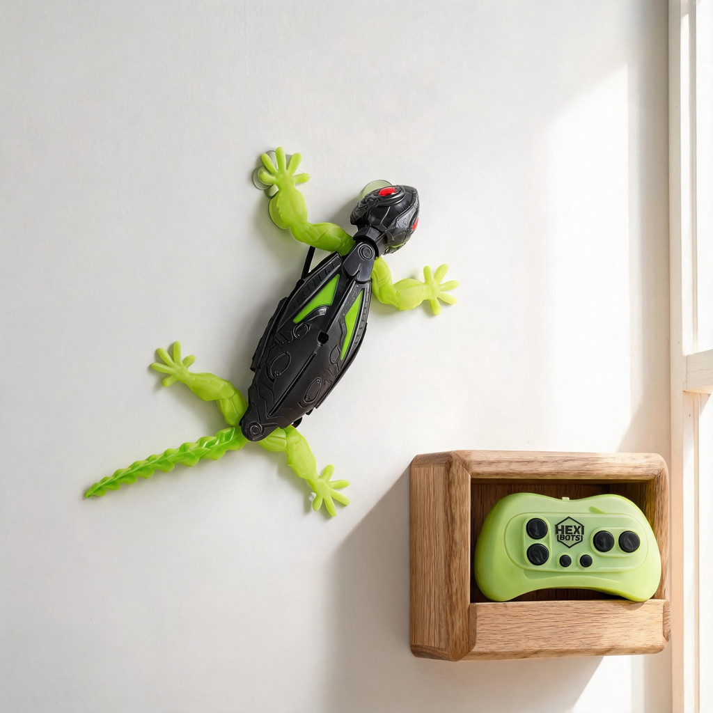 Lagarto Robô Escalador de Parede Controle Remoto Luz LED Recarregável Infantil SUPER QUALIDADE