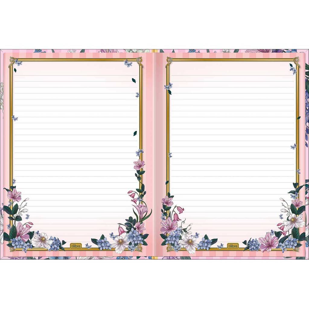 Caderno brochura capa dura colegial 10x1 160 folhas Bridgerton Tilibra · foto 2