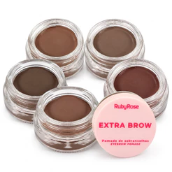 Pomada Para Sobrancelha Extra Brow Ruby Rose Vários Cores Cremoso