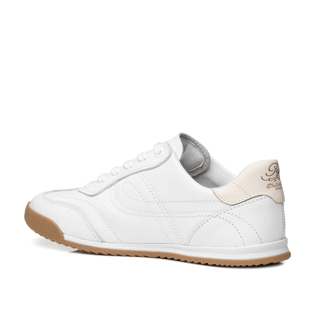 Tênis Pegada Feminino em Couro Branco 212804-01 · foto 2