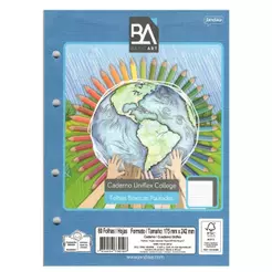 Refil Para Caderno Argolado Colegial 80 Folhas 56g/m² - JANDAIA
