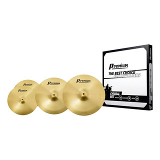 Kit De Pratos de Bateria Premium By Zeus 14/16/20