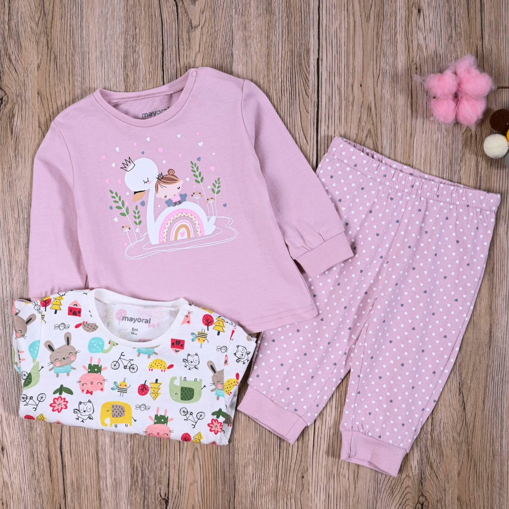 Comércio exterior europeu americano puro algodão primavera outono manga comprida camisa de fundo pijamas calças meninas 