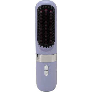 Escova Alisadora de Cabelo XHH8 Fockety, Escova Alisadora e Modeladora de Cabelo Sem Fio com Aquecimento Rápido, Escova 