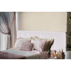 Ripas para Cabeceira de Cama Casal/Queen/King 240cm Branco Branco