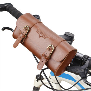 Dobrável bicicleta Retro saco de cabeça da bicicleta Scooter frente saco Mountain bike guiador saco sela saco assento da