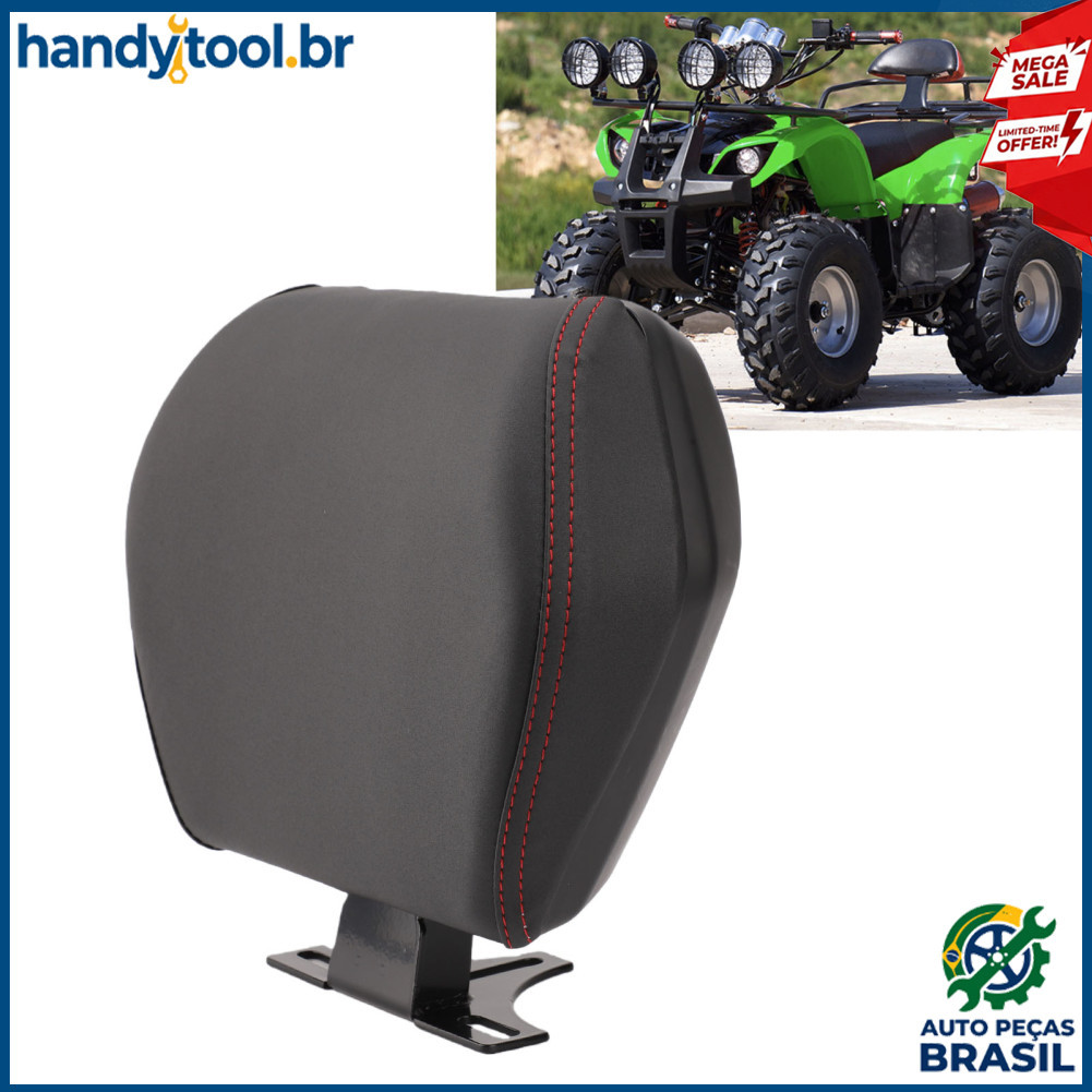 Walmeck Motocicleta Encosto Traseiro Apoio Para As Costas Do Passageiro Com Alto
