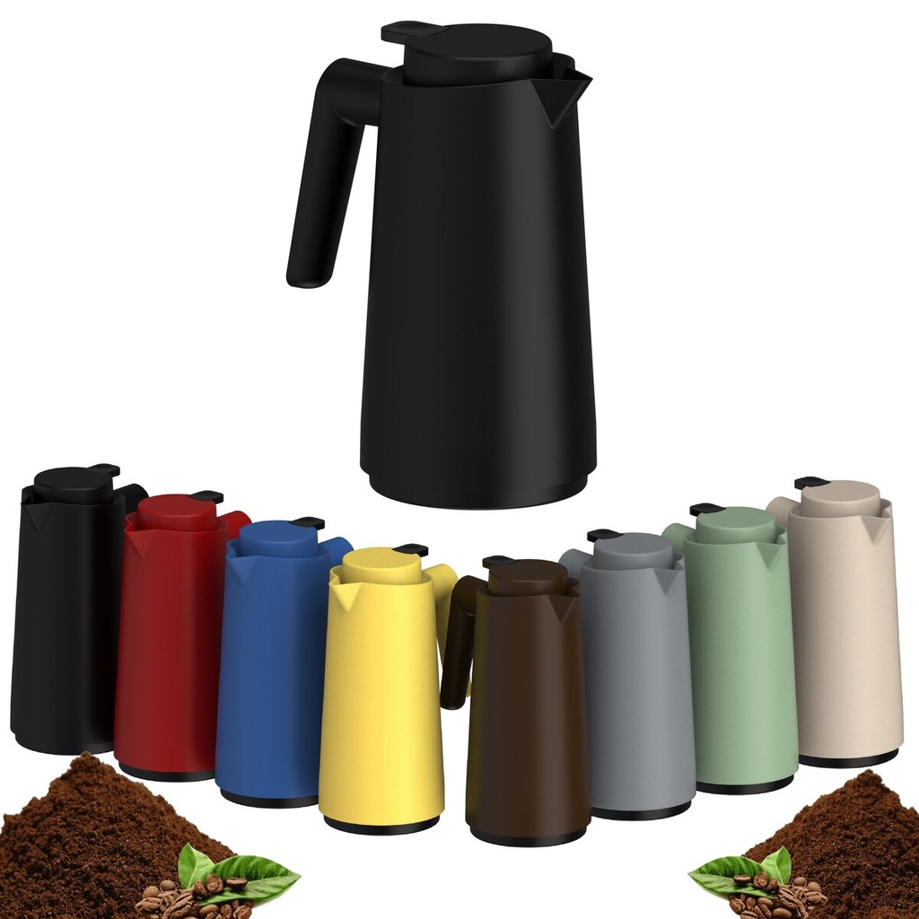 Garrafa Térmica Bule Gatilho Vercelli 500ml Café/Chá/Água Unitermi