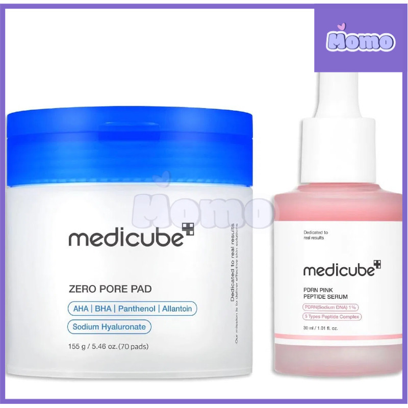 1medicube zero Poro pad 2.0 Salmão PDRN Ampola Rosa 30ml em Oferta na Shopee