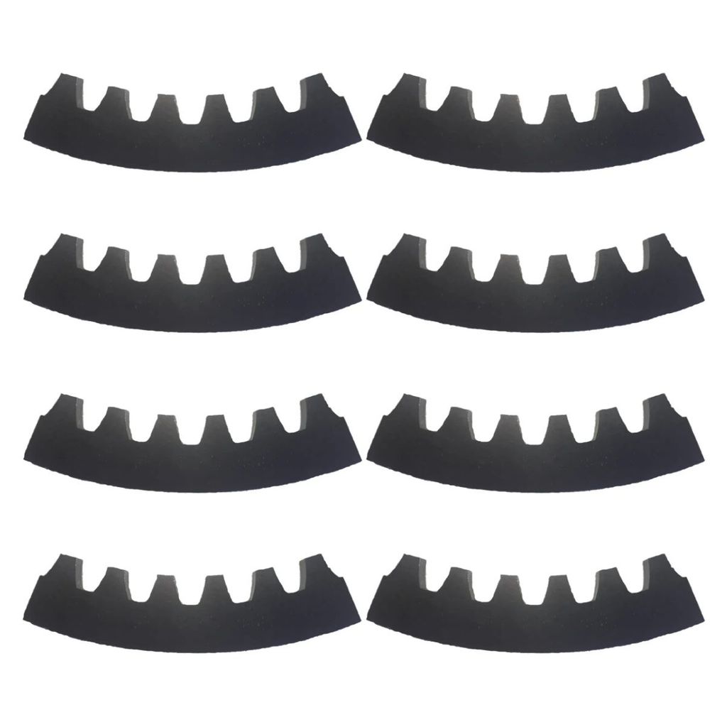 SEGUIMENTOS DO SETOR BASCULANTE BETONEIRA MENEGOTTI TODOS OS MODELOS 400 LITROS 6 DENTES 8 PEÇAS