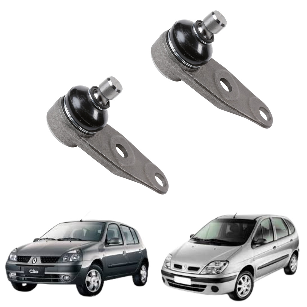 Kit 2 Pivô Bandeja Clio 2001 A 2016 Kangoo R19 Scénic Symbol
