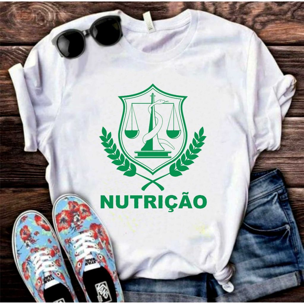 Camisa Nutrição Blusa 17 T-Shirt Camiseta  Blusa  Unissex DR