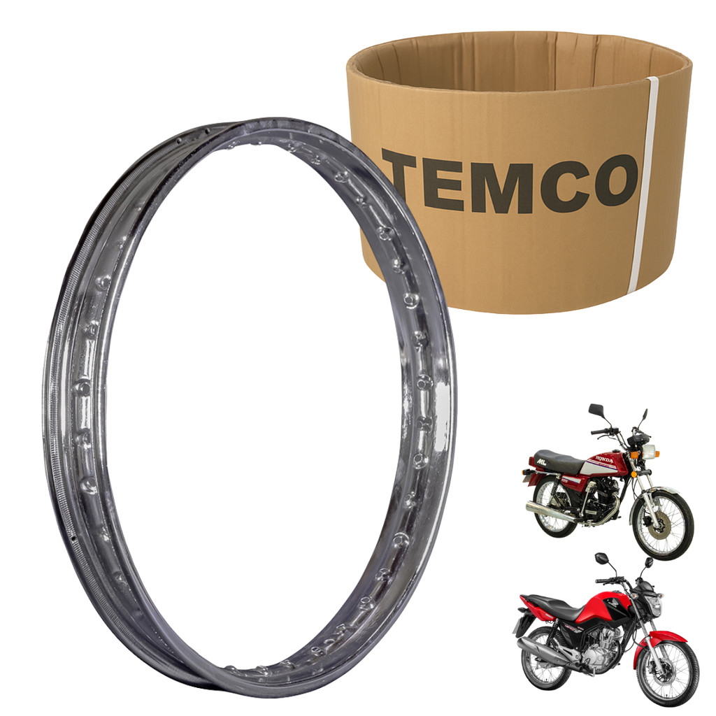 Aro Dianteiro/Traseiro CG 125 CG150 Start160 RD 125 Today RDZ 125 Turuna Roda Cromado 1.60x18 Folha em Oferta na Shopee