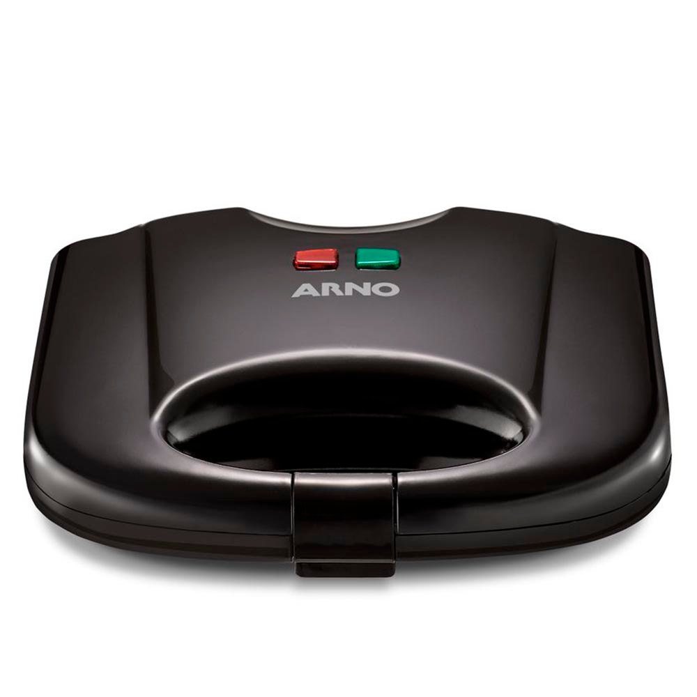 Sanduicheira e Grill Elétrico Arno SACB 700W Antiaderente Preto 110V