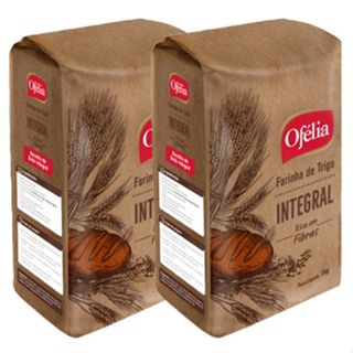 Farinha Integral Ofélia 1Kg Kit 2Un em Oferta na Shopee