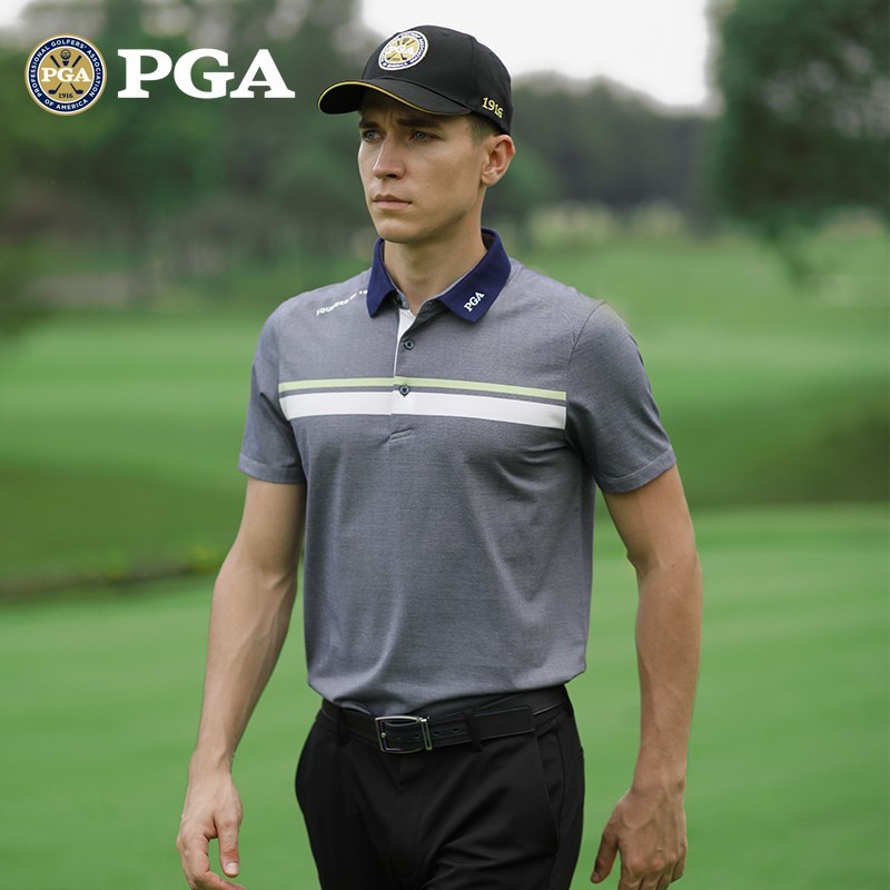 [50% de desconto em duas peças] roupas de golfe masculinas de manga curta camiseta esportiva de golfe roupas masculinas