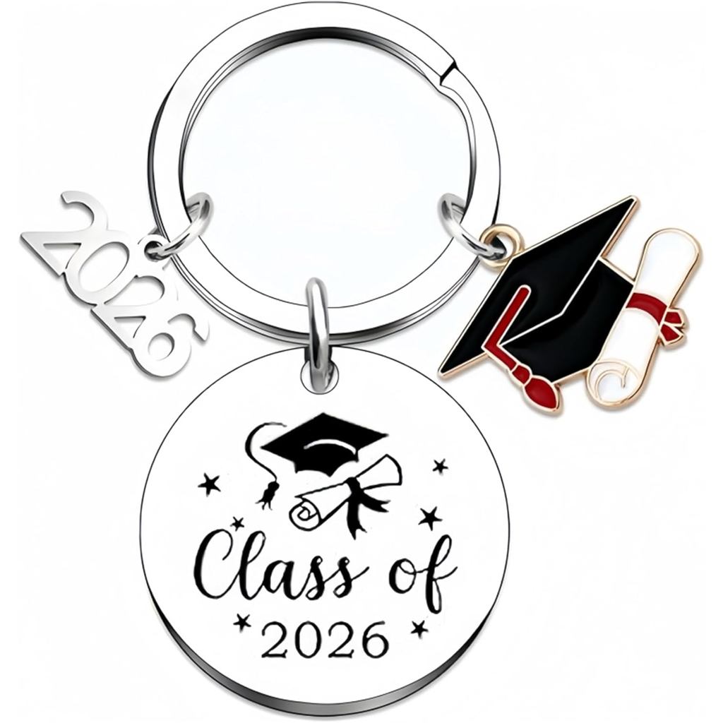 Chaveiro de Formatura Único da Turma de 2026, Chaveiros Engraçados para Presentes de Formandos de Professor, Chaveiro de