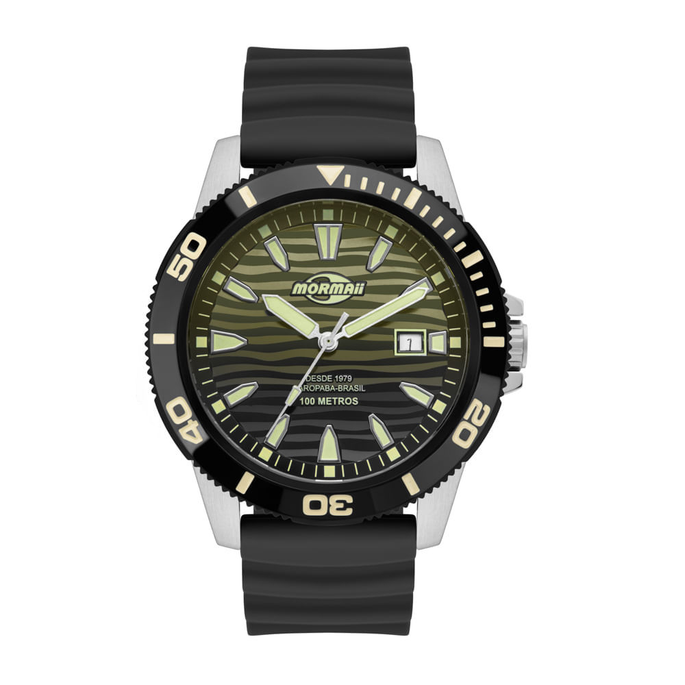 Relógio Mormaii Masculino Steel Basic Prata - MO2317AT/2V